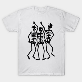 Skeletons | Skeleton Bones | Hiding Out | Jon Cryer T-Shirt